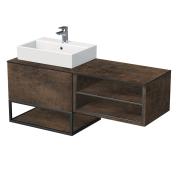 Koupelnová skříňka pod umyvadlo Naturel Oxo 140x58x50 cm měď mat OXO140701ZKDSM. obr. 2&nbsp;