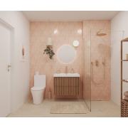 Sprchová zástěna Walk-in 80 cm SAT v barvě profilu zlatá lesk SATBWI80PRZ. obr. 11 