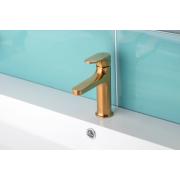 Umyvadlová baterie SAT DARK bez výpusti broušené zlato mat SATBSDA271PBZ. obr. 9&nbsp;