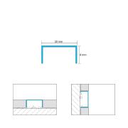 Lišta Eviso dekorační bronzová lesklá. im-1200-PRBR0002-002&nbsp;