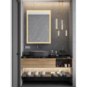 Zrcadlo se senzorem SAT Feel 60x80 cm bílá SATZFEELOBLED6080. (7)