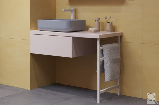 Koupelnová skříňka pod umyvadlo Naturel Ratio 90x50x71,6 cm kašmír mat TIMESET90KASMIR. obr. 1