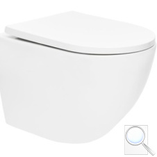 WC se sedátkem softclose závěsné SAT bílá lesk vírové SAT67010RTORP. obr. 1