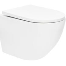 WC se sedátkem softclose závěsné SAT bílá lesk vírové SAT67010RTORP