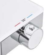 Sprchový systém SAT s vanovým termostatem bílá/chrom SATSSTKP3F. obr. 10