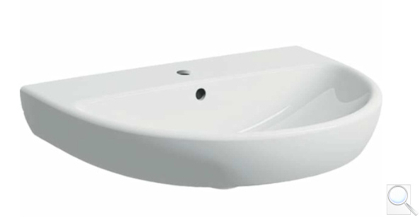 Umyvadlo Geberit Selnova 65x50 cm otvor pro baterii uprostřed 500.297.01.7. obr. 1