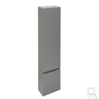 Koupelnová skříňka vysoká Naturel Savona 40,2x157x21,7 cm šedá mat SAVONAV40GM. obr. 1