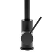 Dřezová baterie SAT Aurum s otočným ramínkem černá matná SATBAUR280C. &nbsp;(4)