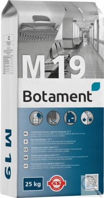 Tenkovrstvý lepicí tmel M 19. 