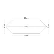 Obklady Ribesalbes Picket blue modrá. &nbsp;