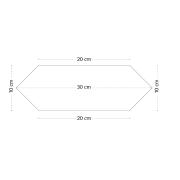 Obklady Ribesalbes Picket red červená. &nbsp;