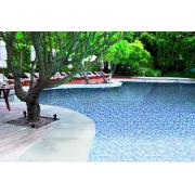 Skleněná mozaika Mosavit Menorca modrá.