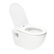 WC závěsné SAT Project bílá/lesk včetně sedátka softclose, zadní odpad SATWCPRO010RREXP (obr. 2)
