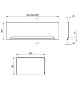 Panel k vaně Ravak 10° 170 cm akrylát CZ001V0A00 (obr. 3)