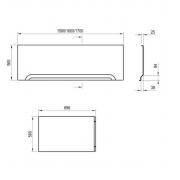 Panel k vaně Ravak 10° 170 cm akrylát CZ001V0A00 (obr. 3)