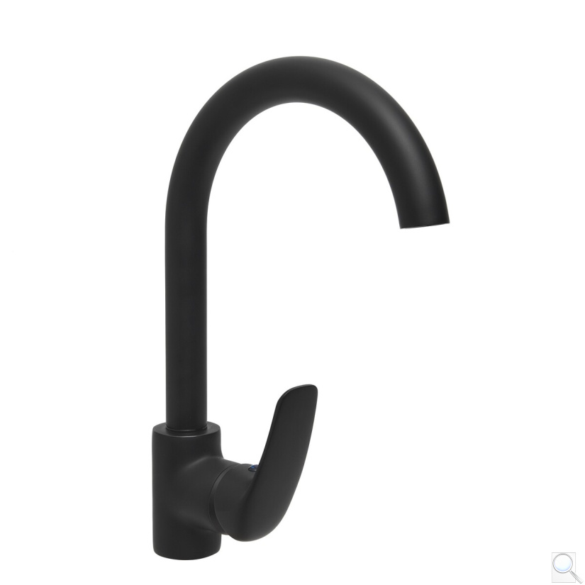 Dřezová baterie S-Line Pro s otočným ramínkem černá mat SIKOBSLPRO280C. obr. 1