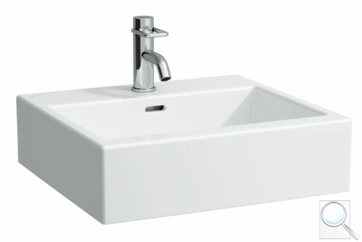 Umyvadlo Laufen Living City 50x46 cm otvor pro baterii uprostřed H8174310001041. obr. 1