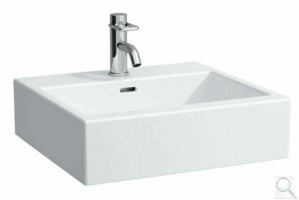 Umyvadlo Laufen Living City 50x46 cm otvor pro baterii uprostřed H8174310001041. obr. 1