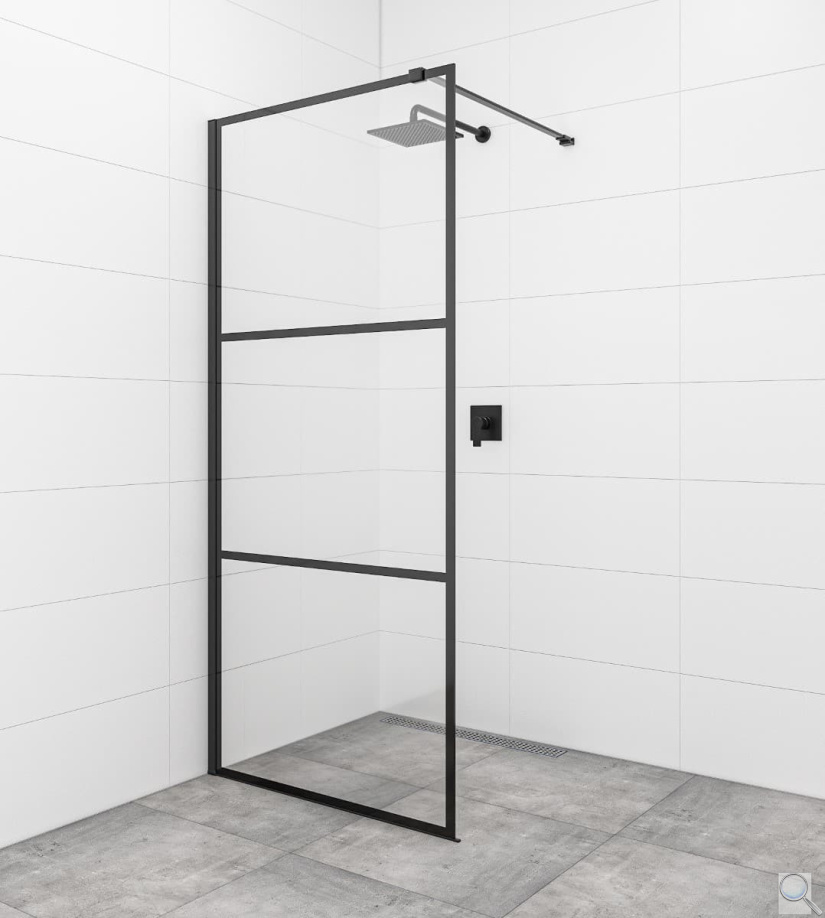 Sprchová zástěna Walk-In 140 cm SAT Walk-in SATBWI140CPPRC. 
