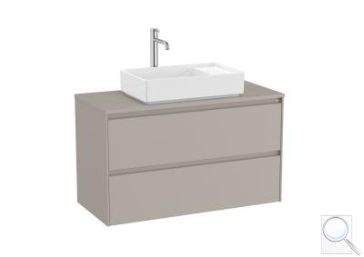 Koupelnová skříňka pod umyvadlo Roca Ona 99,4x58,3x45,7 cm písková mat ONADESK1002ZPM obr. 1