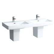 Dvojumyvadlo Laufen Pro S 120x46 cm, 130x46 cm dva otvory pro baterii. obr. 3 