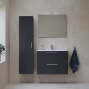 Koupelnová sestava s umyvadlem zrcadlem a osvětlením Vitra Mia 79x61x39,5 cm antracit lesk MIASET80A. obr. 9 