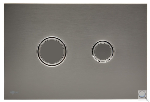 Ovládací tlačítko SAT kov gun metal mat SATATBGM. obr. 1