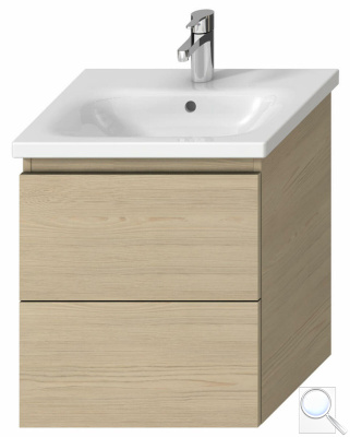 Koupelnová skříňka pod umyvadlo Jika Mio-N 51,4x44,5x59 cm. Jasan