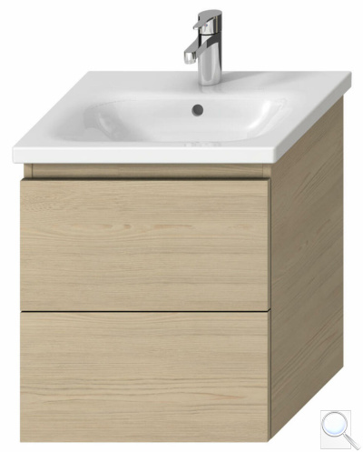 Koupelnová skříňka pod umyvadlo Jika Mio-N 51,4x44,5x59 cm. Jasan
