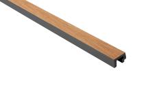 Obkladová lamela levé ukončení Fineza Slat Large Classic oak hnědá