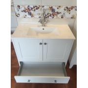 Koupelnová skříňka s umyvadlem Naturel Provence 90x46 cm bílá PROVENCE90BT (obr. 4)