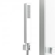 Sprchový panel Anima Glass Shower na stěnu s termostatickou baterií bílá GLASHOWER (obr. 4)