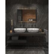 Umyvadlo na desku SAT Meda 56x37 cm bez otvoru pro baterii bílá SATME5637. obr. 6&nbsp;