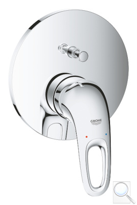 Sprchová baterie Grohe Eurostyle bez podomítkového tělesa chrom 24049003. 