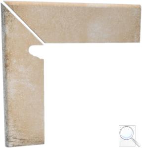 Sokl Exagres Alhamar paja béžová levý