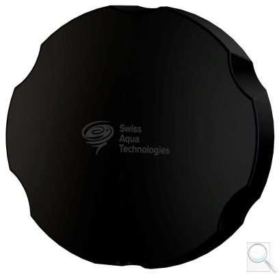 Ovladač a zátka vanového automatu k vaně SAT černý mat kov SATA8. obr. 1