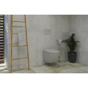 WC závěsné VitrA Sento SmoothFlush šedé včetně sedátka, zadní odpad 7848-076-0101. obr. 8 