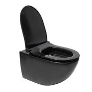 WC závěsné SAT Infinitio včetně sedátka softclose, zadní odpad SATINF011RREXPBKM. obr. 4 