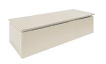 Koupelnová skříňka s krycí deskou SAT Feel 120x30x46 cm pískově béžová mat SATFEEL2120BED