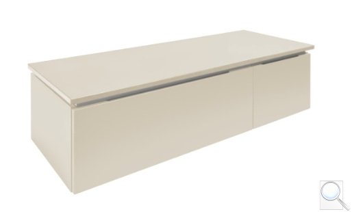 Koupelnová skříňka s krycí deskou SAT Feel 120x30x46 cm pískově béžová mat SATFEEL2120BED. obr. 1