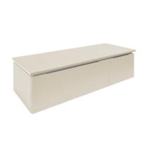 Koupelnová skříňka s krycí deskou SAT Feel 120x30x46 cm pískově béžová mat SATFEEL2120BED
