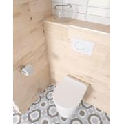 Závěsný WC set Geberit do lehkých stěn / předstěnová montáž+ WC SAT Infinitio SIKOGES3INF7. obr. 12 