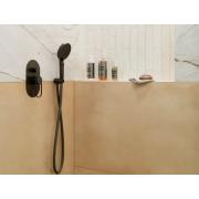 Vanová baterie SAT Fusion včetně podomítkového tělesa matná černá SATBSFU215KPCC. obr. 8&nbsp;