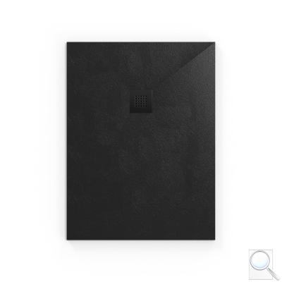 Sprchová vanička obdélníková SAT Alek 120x90 cm litý mramor černá SATALEK12090 obr. 1