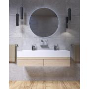 Umyvadlo SAT Infinitio 121,4x46,9 cm dva otvory pro baterii SATINF12046. obr. 10 