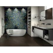 Dlažba Fineza Fiore blossom blue modrá. im-1200-FIO380K-001 