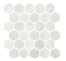 Mozaika Cir Materia Prima cloud white hexagon bílá