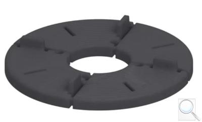 Gumový terč Alliq pod 2cm dlažbu, výška 8 mm