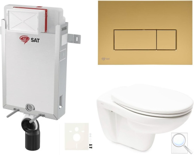 Závěsný WC set k zazdění Vitra Normus SIKOSZNORGM. obr. 1