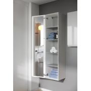 Koupelnová skříňka vysoká Cersanit Dormo 40x34x160 cm bílá lesk S929-020 (obr. 2)